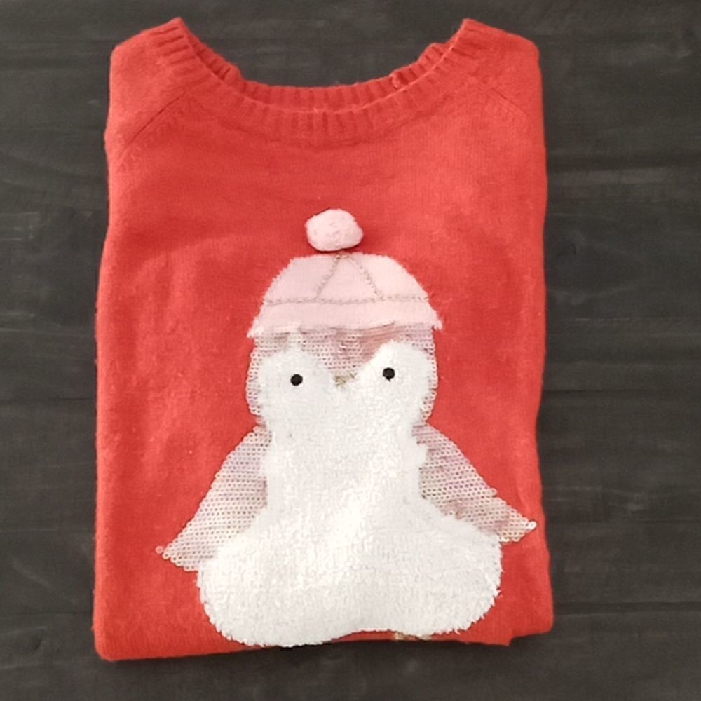 Lauren Conrad long sleeve cute penguin sweater super soft